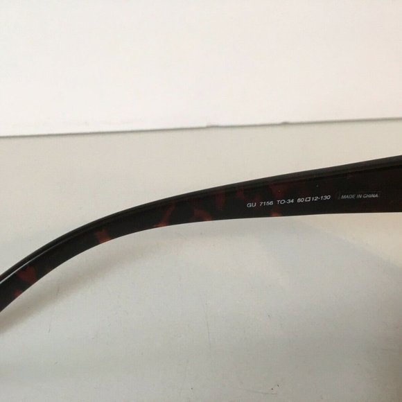 GUESS GU 7156 TO-34 60*12-130 Women's Frame Lens Designer Sunglasses NWOT! - Picture 5 of 5